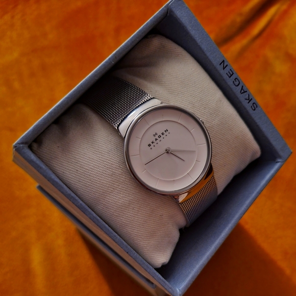 Skagen women's watch Nicoline white and silver-SKW2075 - Picture 1 of 6